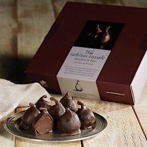 Rabitos royale bonbon de figs; Fig bonbons are magnifico for the foodie with a sweet tooth! Includes 9 individually wrapped figs that are infused with dark chocolate and brandy. $15.95