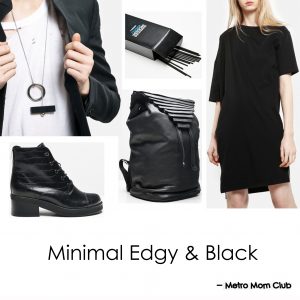 minimal edgy mom style