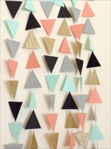 geometry trend geometric party garland