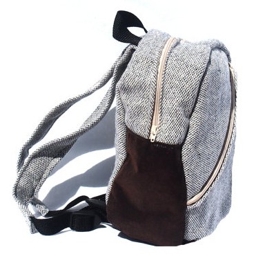 gray toddler backpack