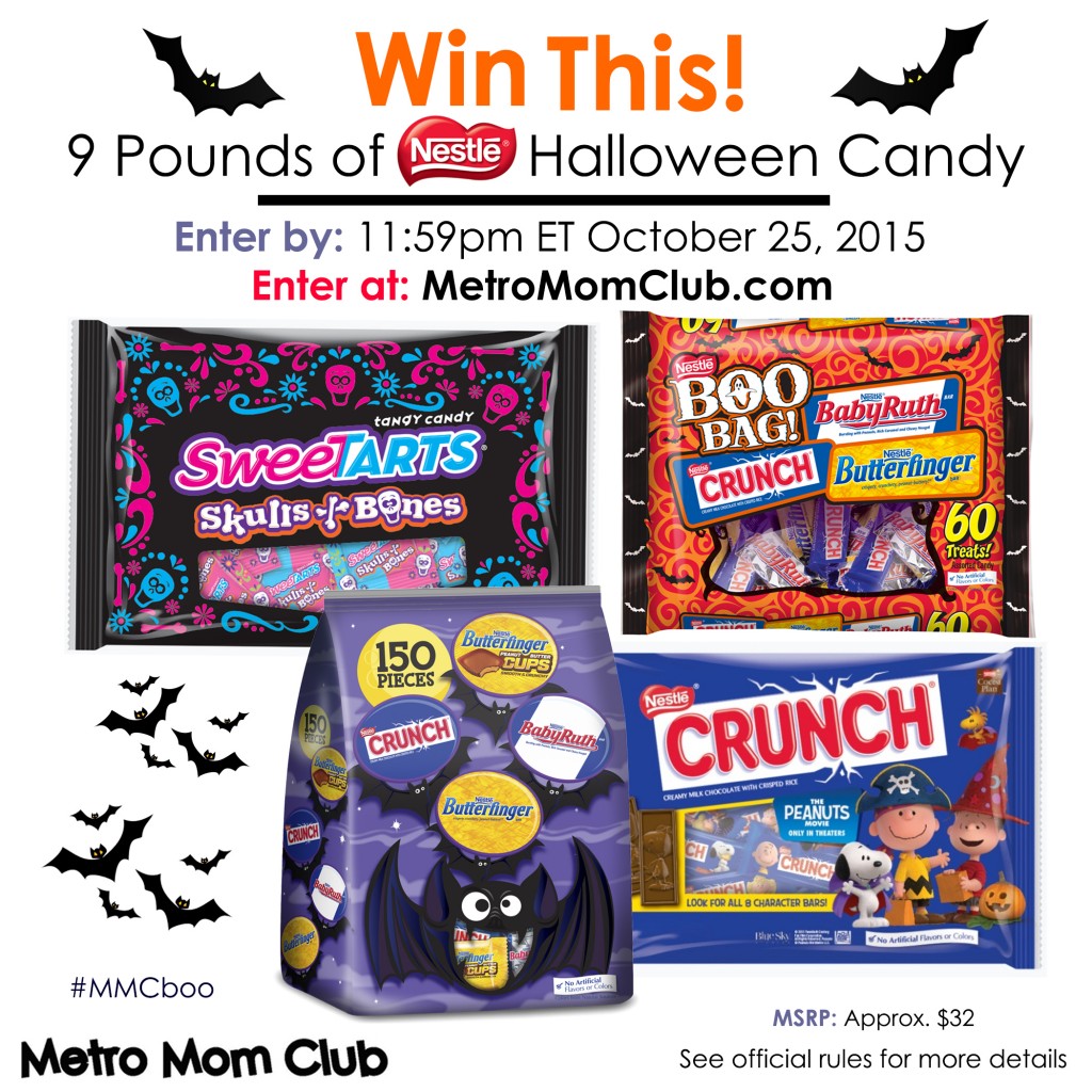 Nestle Halloween candy giveaway metro mom club