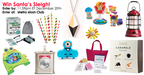 win christmas gifts for the whole family from metro mom club enter by 12/20