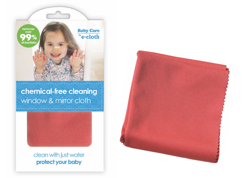 baby care by ecloth chemical free anti bacterial Window & Mirror Cloth cleaner