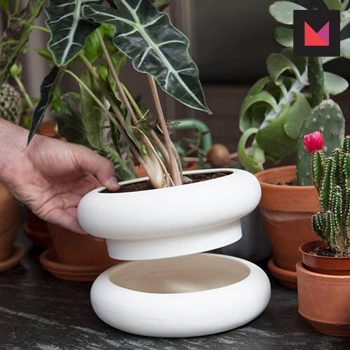 gifts moms can give themselves modern stacking planter by areaware